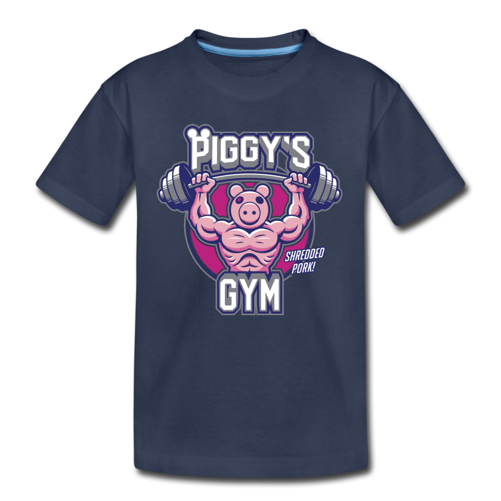 Piggy's Gym T-Shirt - navy