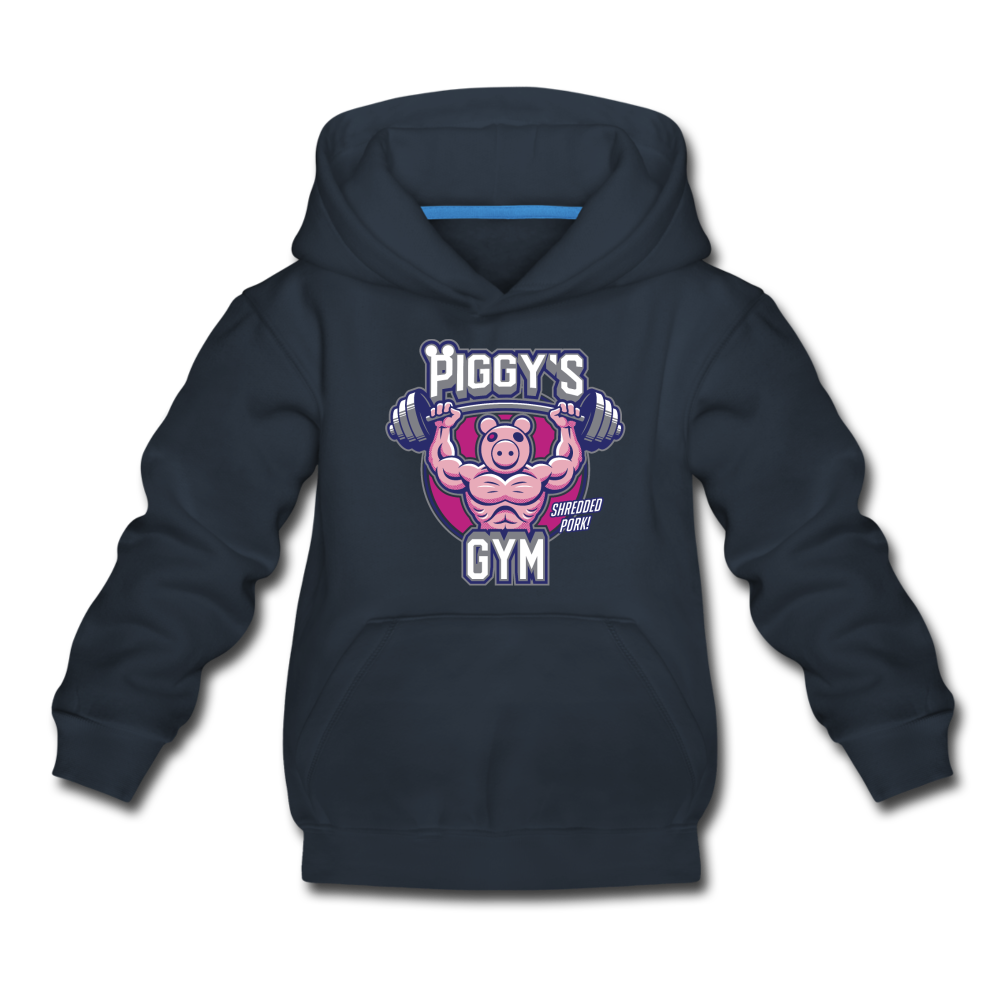 Piggy's Gym Hoodie - navy