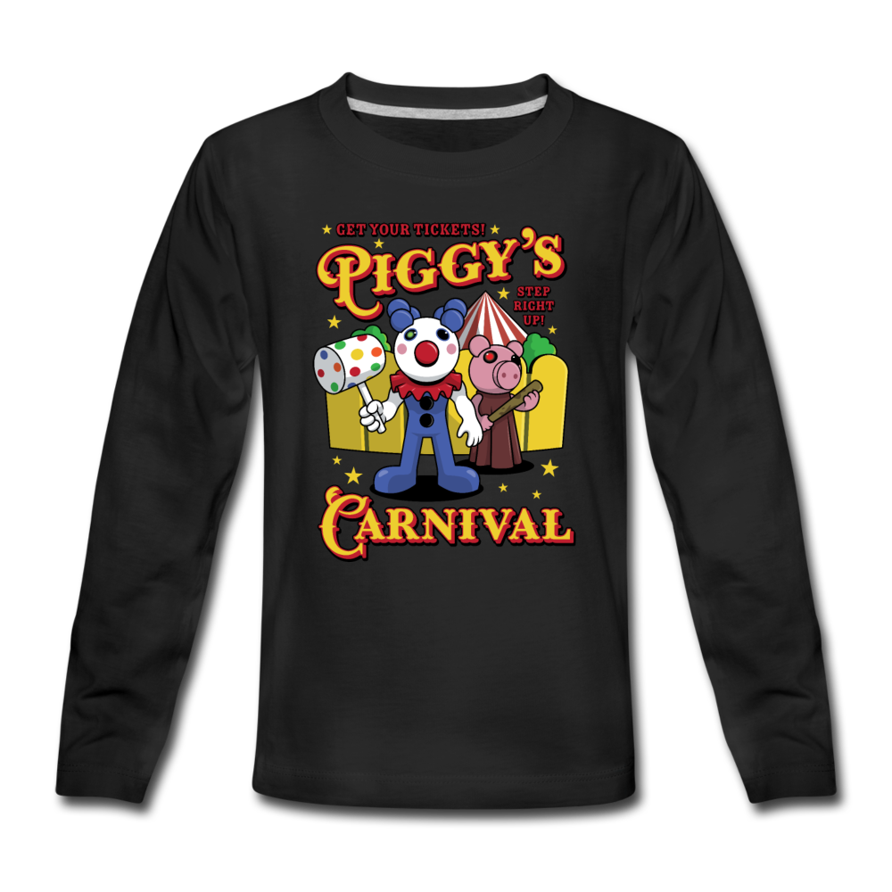Piggy's Carnival Long Sleeve T-Shirt - black