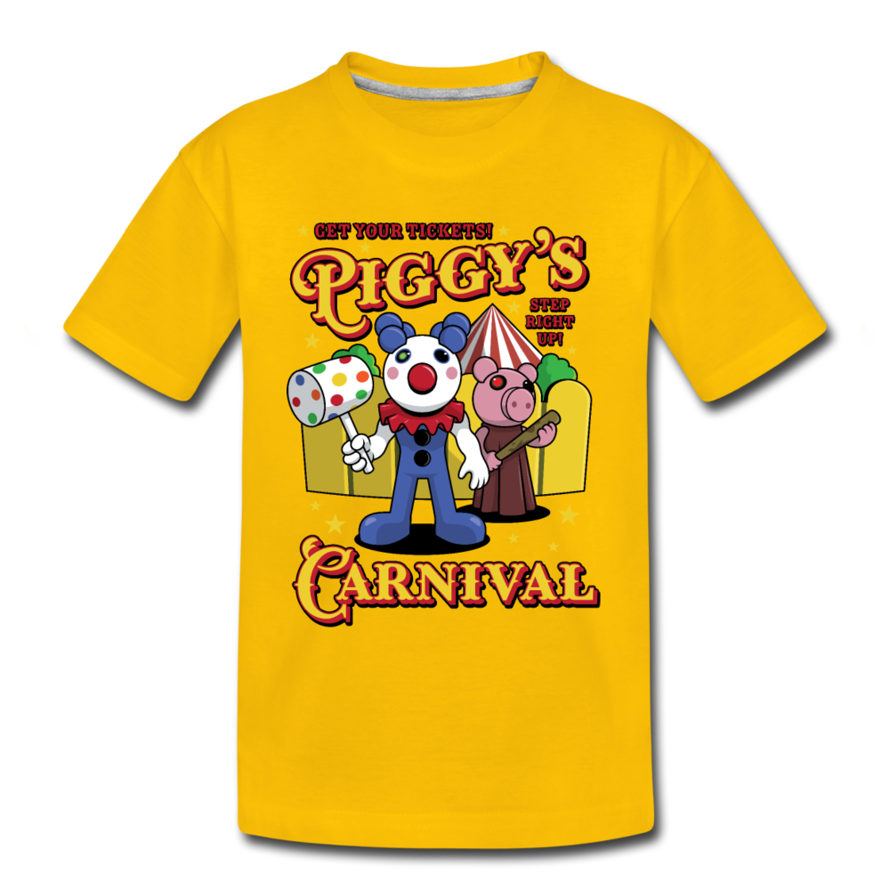 Piggy's Carnival T-Shirt - sun yellow