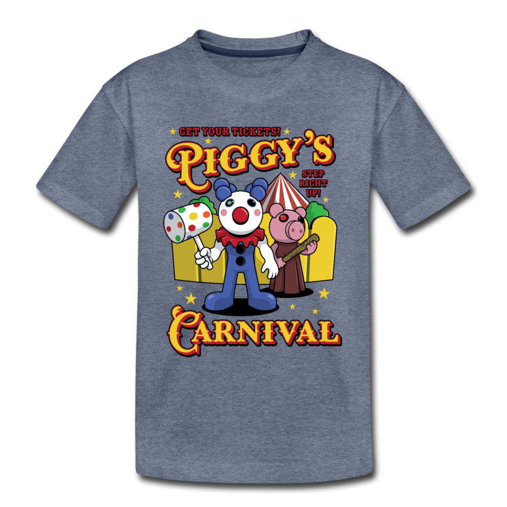 Piggy's Carnival T-Shirt - heather blue