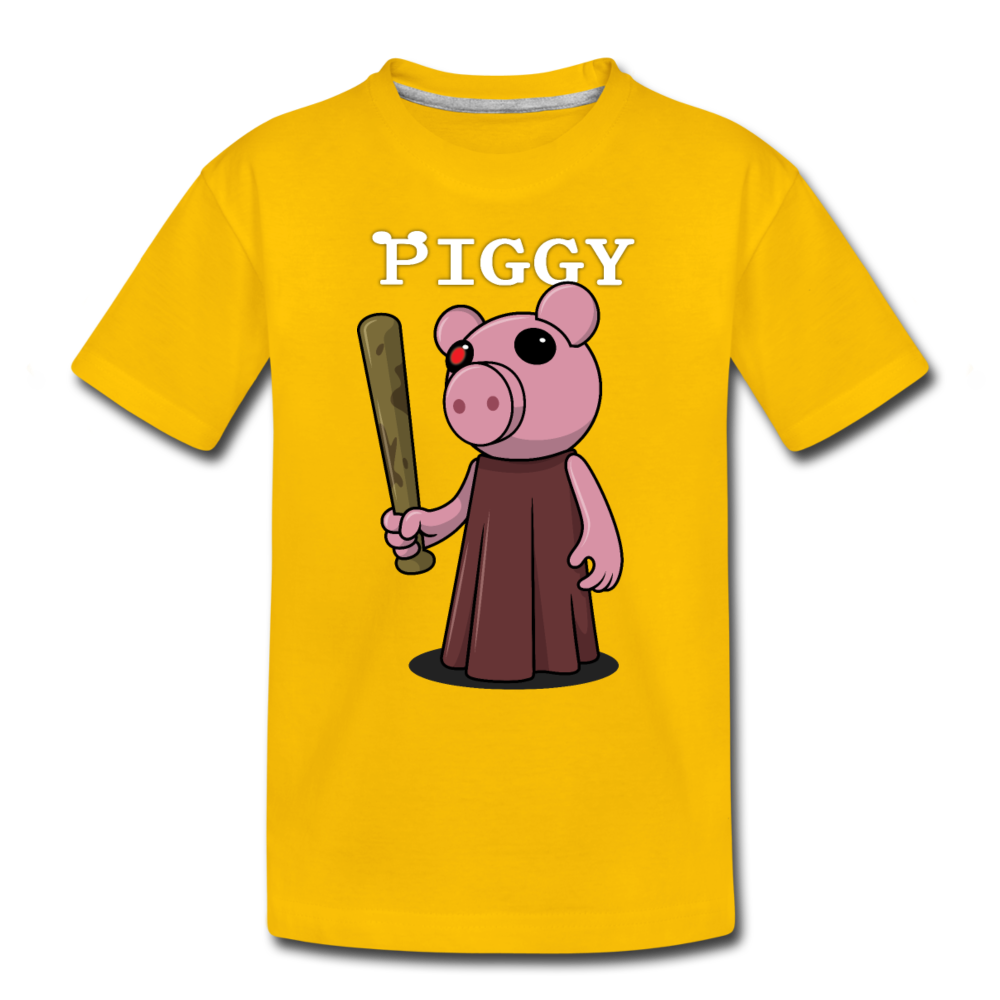 Piggy Logo T-Shirt - sun yellow