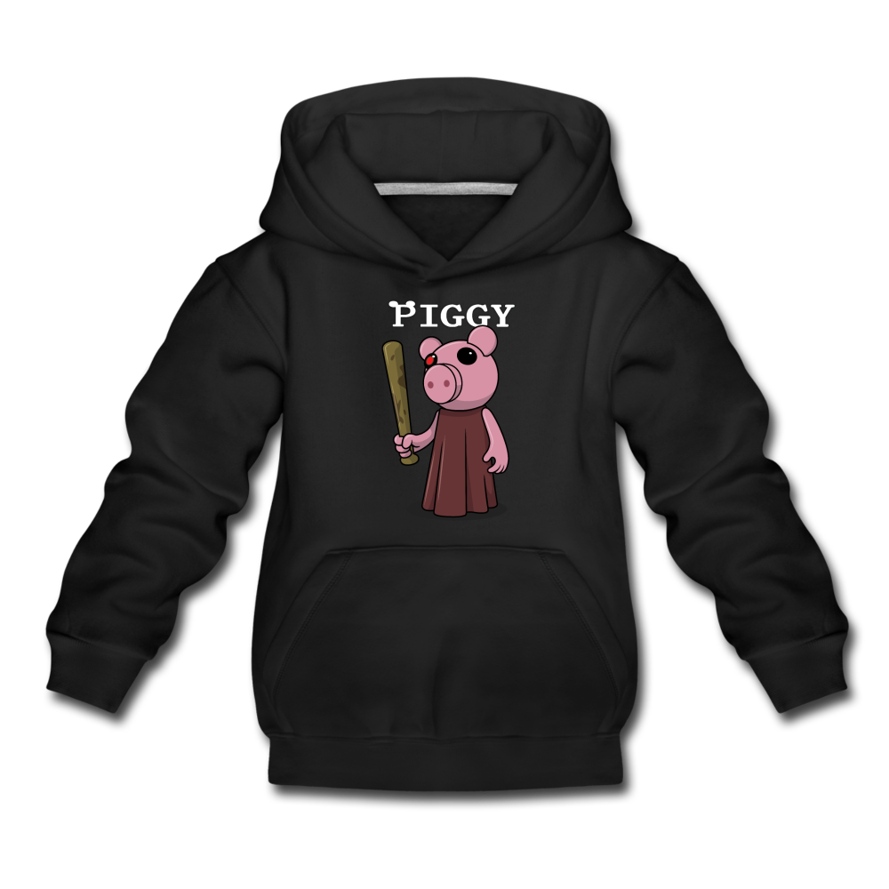 Piggy Logo Hoodie - black