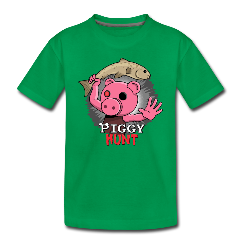 PIGGY: Hunt - Fish Attack! T-Shirt - kelly green