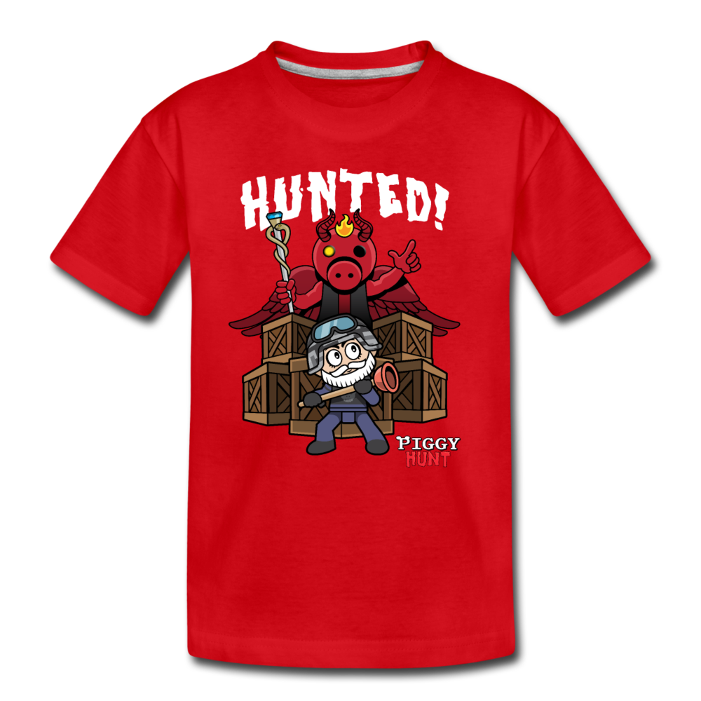 PIGGY: Hunt - Hunted! T-Shirt - red