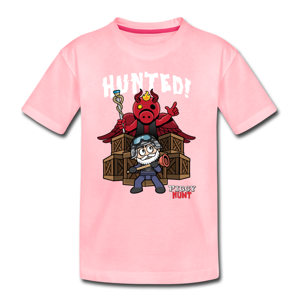 PIGGY: Hunt - Hunted! T-Shirt - pink