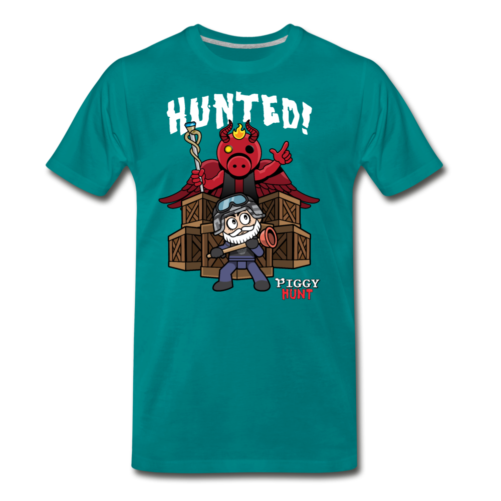 PIGGY: Hunt - Hunted! T-Shirt (Mens) - teal