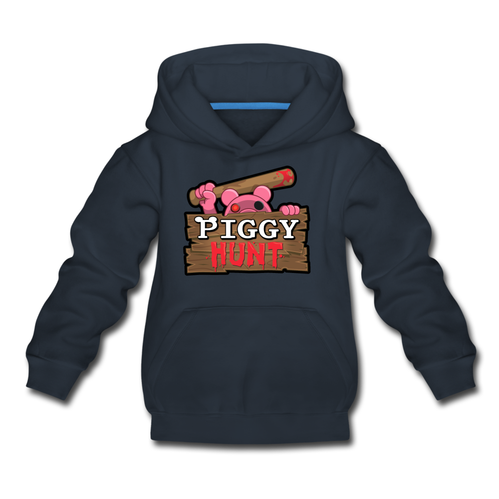 PIGGY: Hunt Logo Hoodie - navy