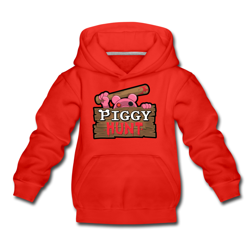 PIGGY: Hunt Logo Hoodie - red