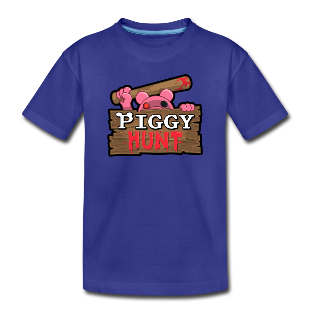 PIGGY: Hunt Logo T-Shirt - royal blue