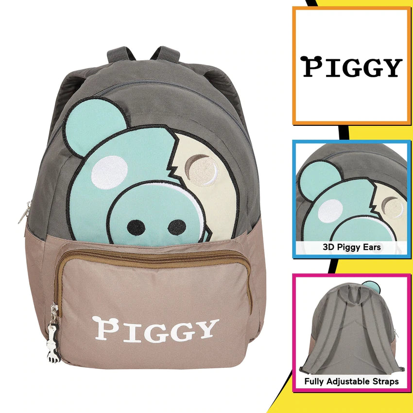PIGGY Official Store PIGGY Zompiggy Face Backpack School Bag
