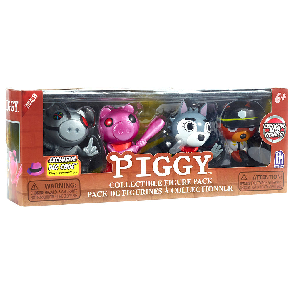 PIGGY Collectible Minifigure Pack Series 1 - Includes 4 Characters With DLC Code
