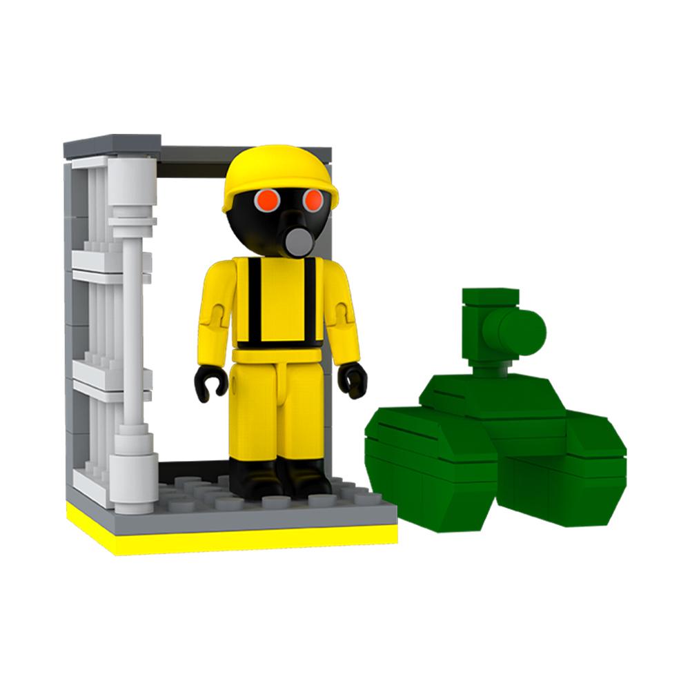  PIGGY - Solider Figure Buildable Set - Soldier Building Brick  Set Series 1 - Includes DLC : Toys & Games