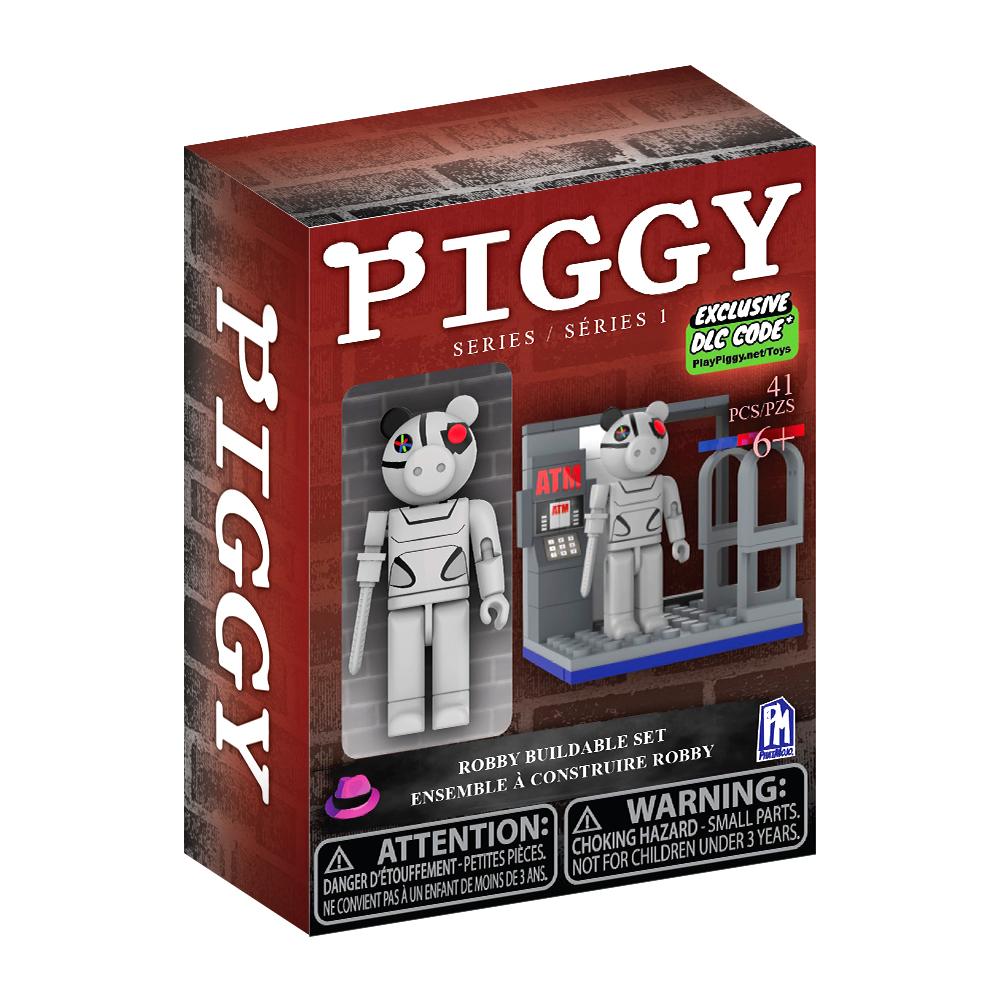 PIGGY🐷Roblox Series 1*PIGGY*ROBBY*BADGY*TORCHER Buildable Sets W/Excl DLC  Codes