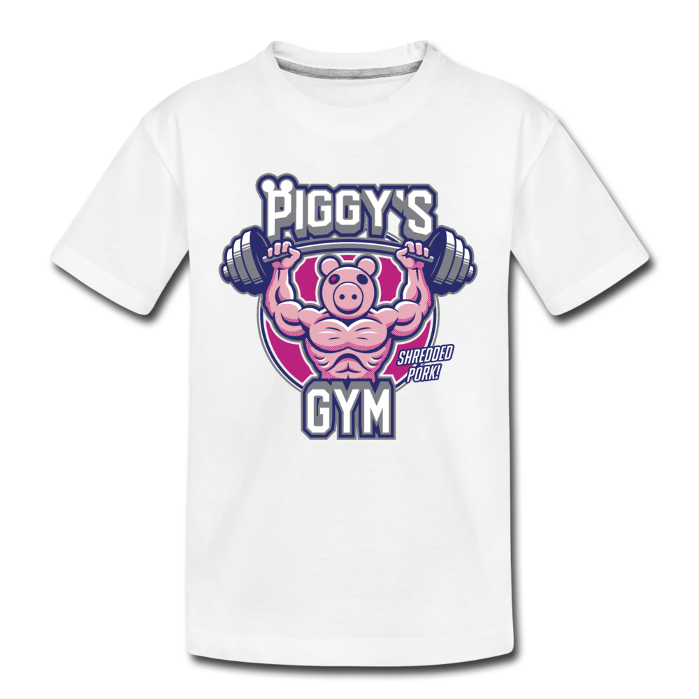 Piggy's Gym T-Shirt - white