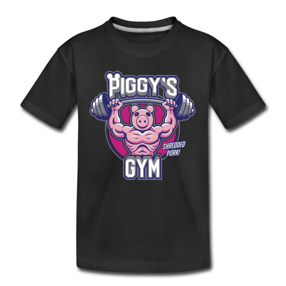 Piggy's Gym T-Shirt - black