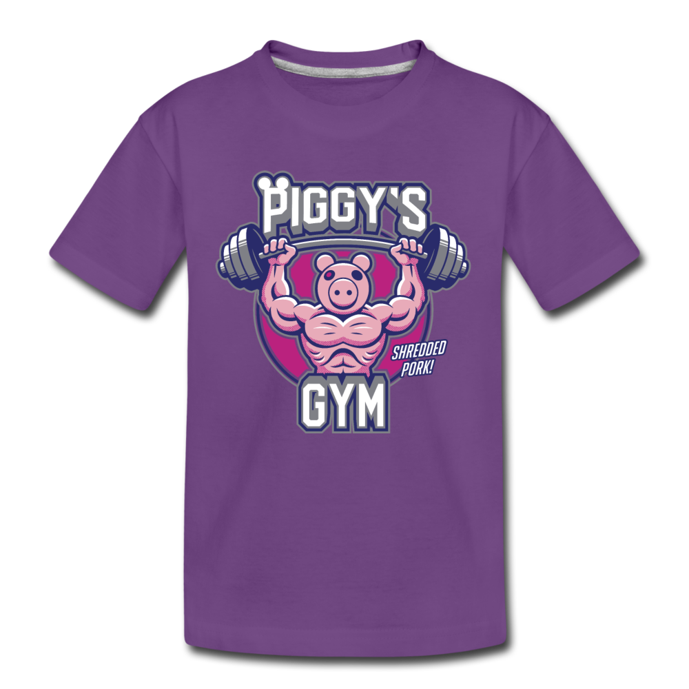 Piggy's Gym T-Shirt - purple