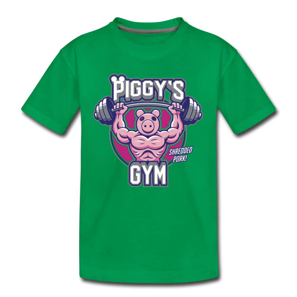 Piggy's Gym T-Shirt - kelly green