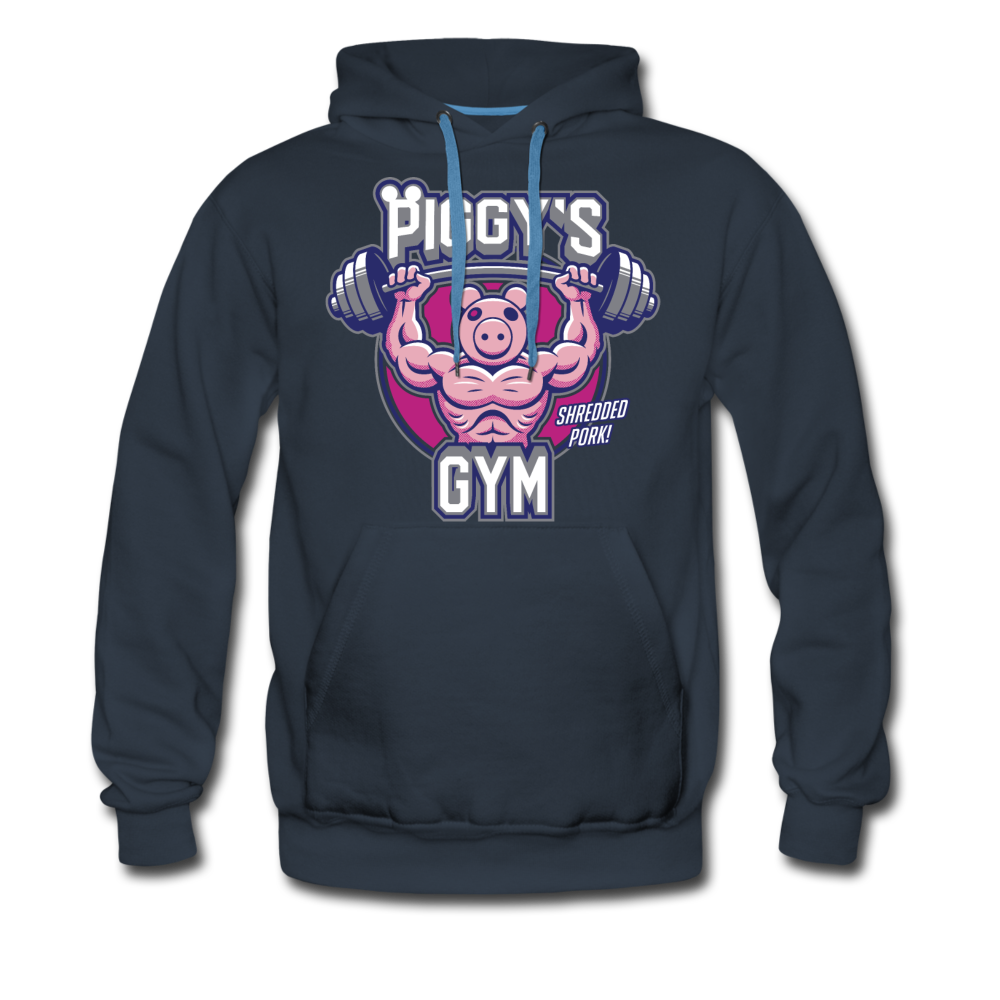 Piggy's Gym Hoodie (Mens) - navy