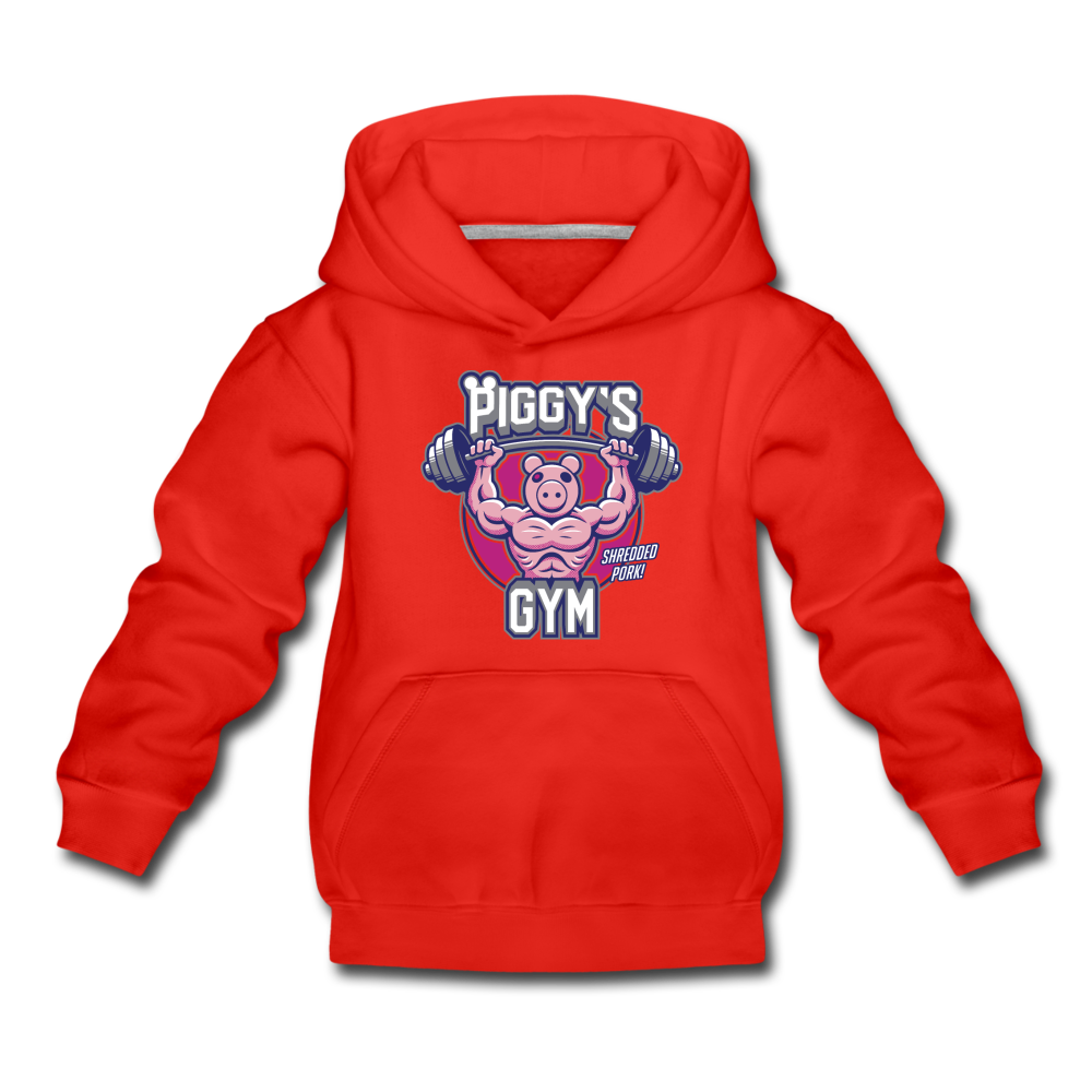 Piggy's Gym Hoodie - red