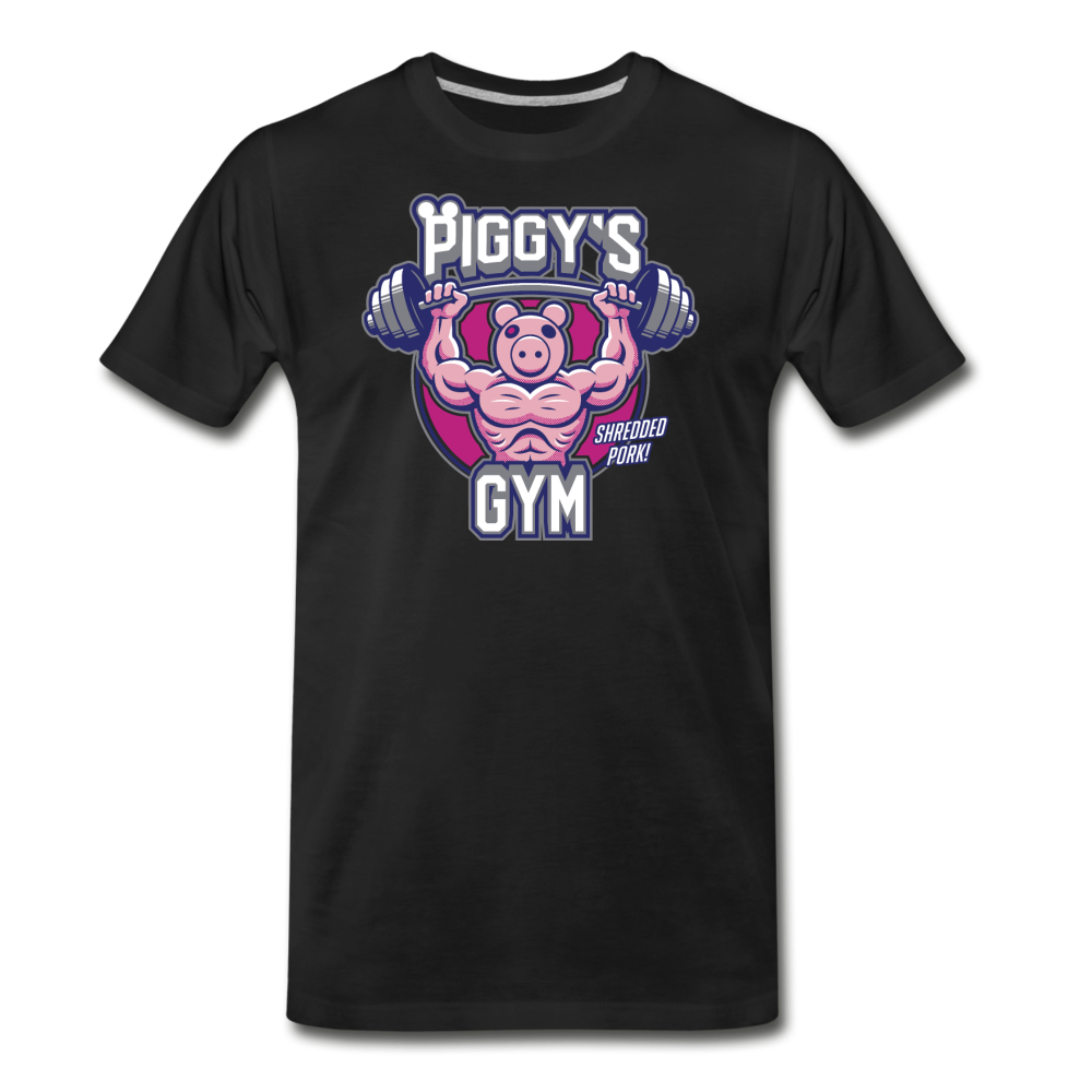 Piggy's Gym T-Shirt (Mens) - black