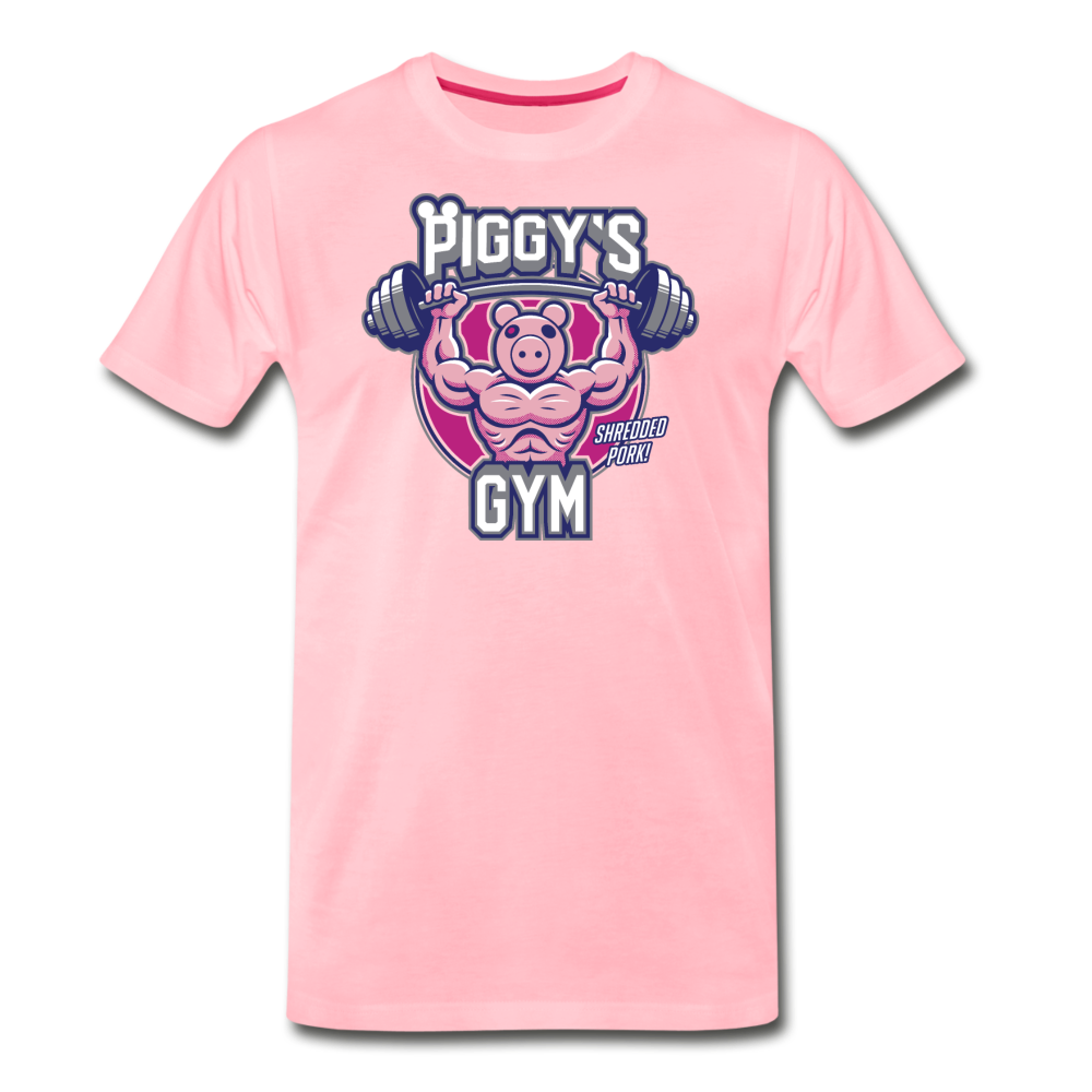 Piggy's Gym T-Shirt (Mens) - pink