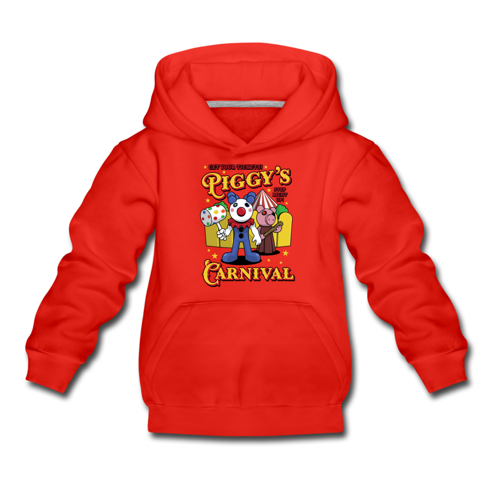 Piggy's Carnival Hoodie - red