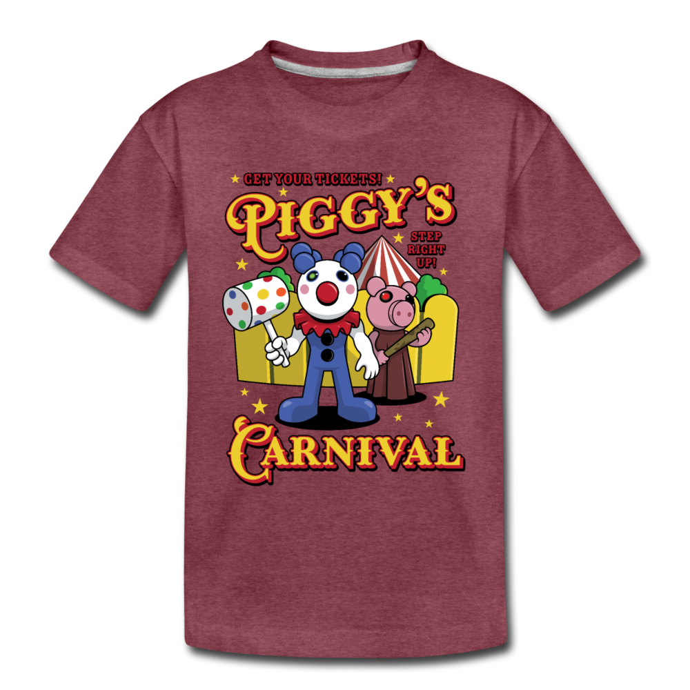 Piggy's Carnival T-Shirt - heather burgundy