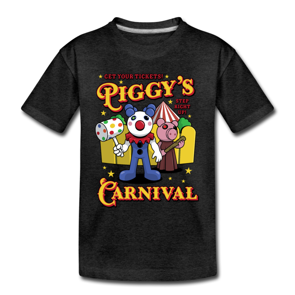 Piggy's Carnival T-Shirt - charcoal gray