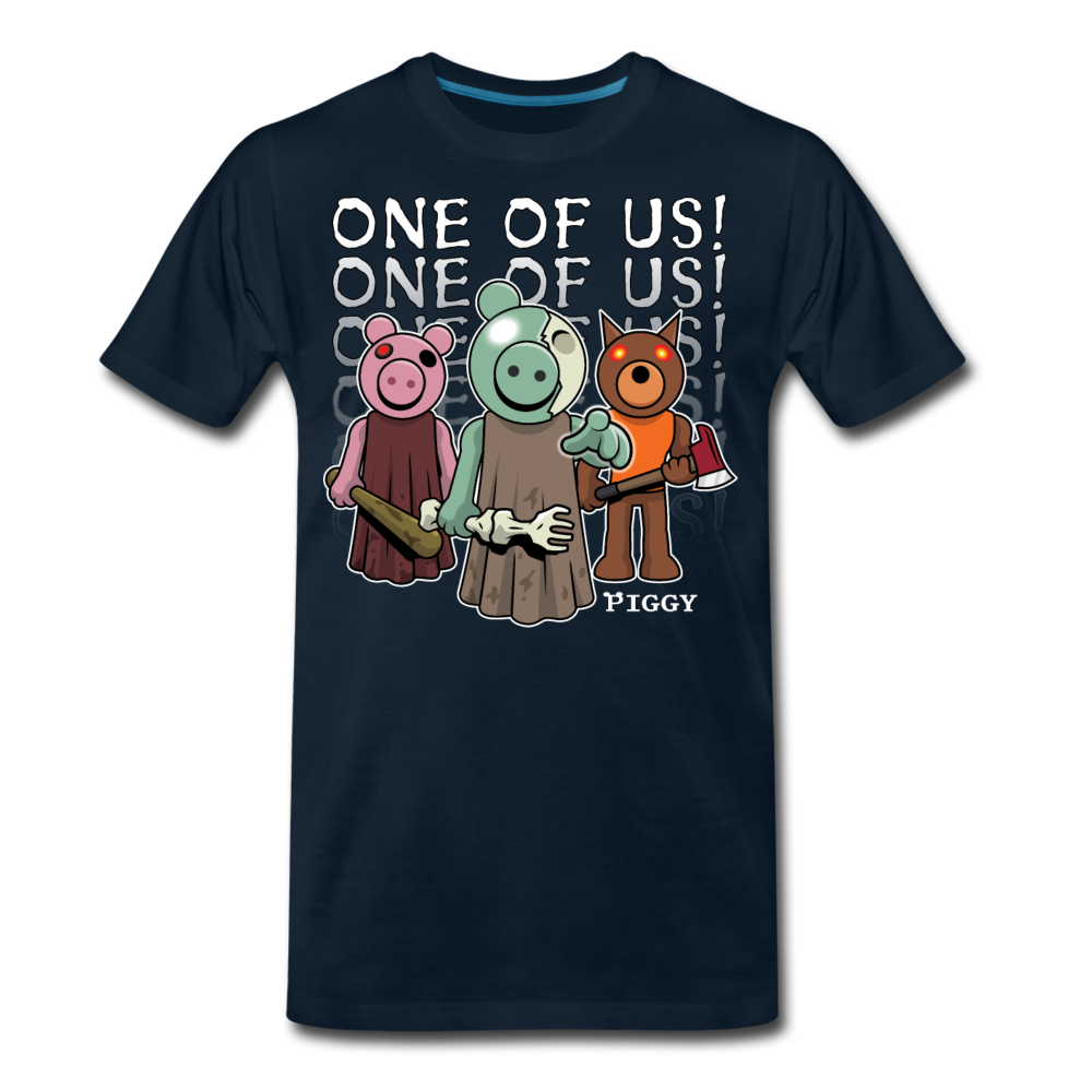 Piggy One Of Us! T-Shirt (Mens) - deep navy