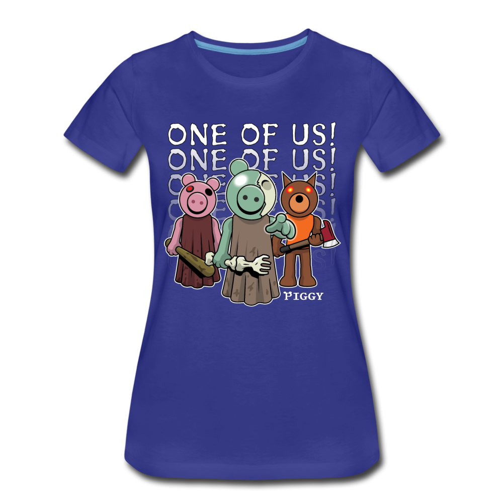 Piggy One Of Us! T-Shirt (Womens) - royal blue