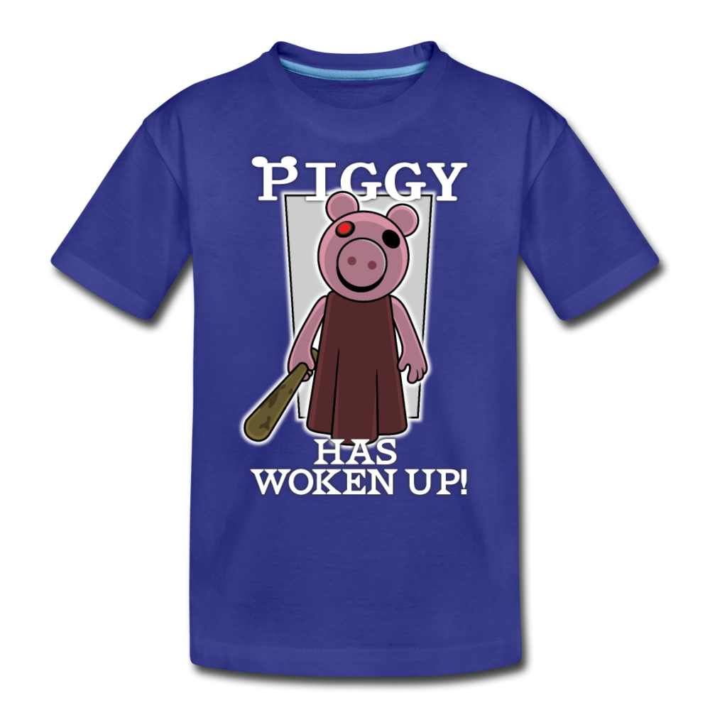 Piggy Has Woken Up T-Shirt - royal blue