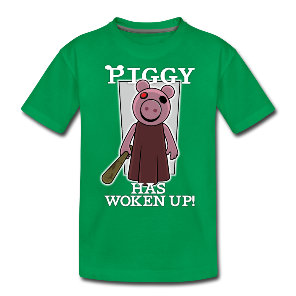 Piggy Has Woken Up T-Shirt - kelly green