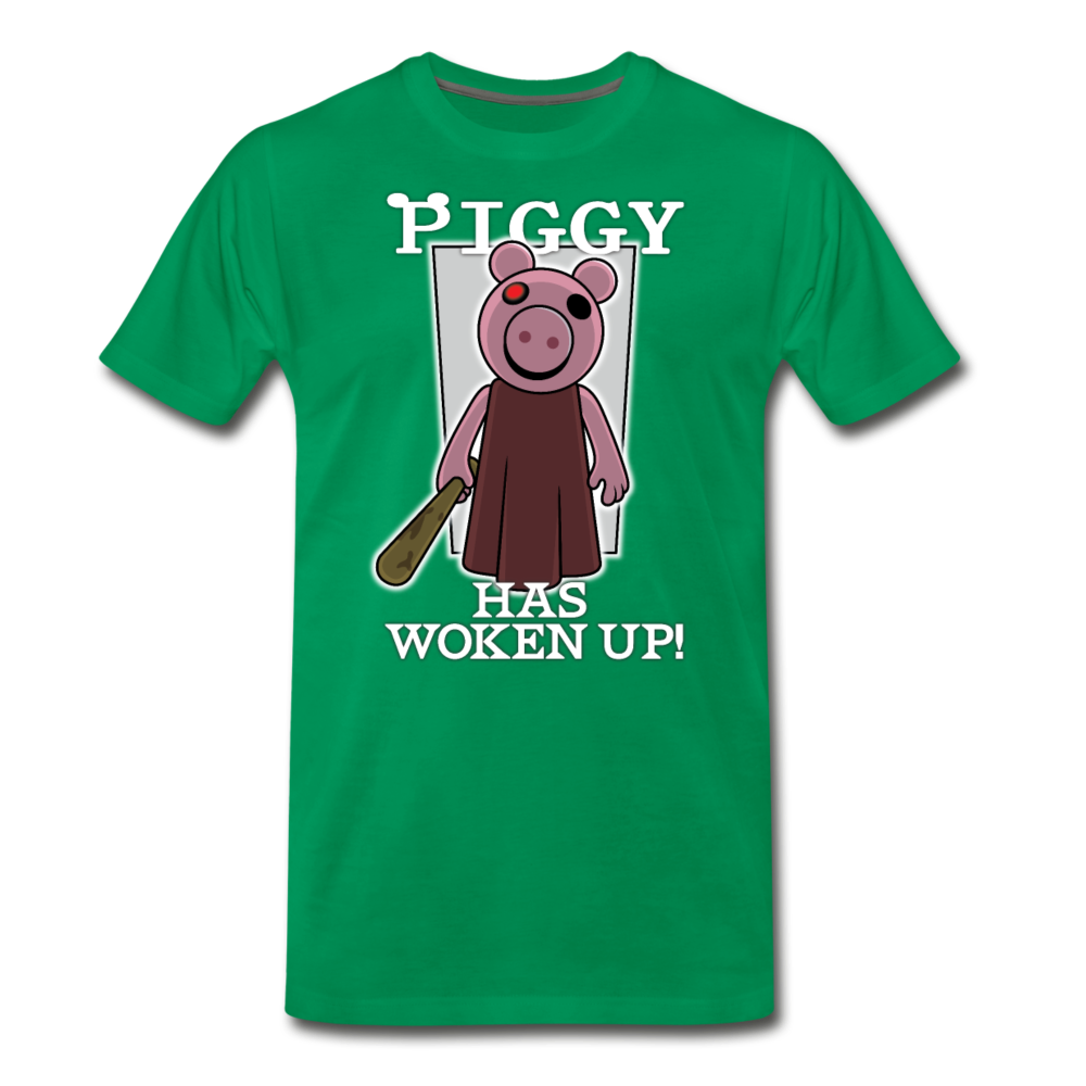 Piggy Has Woken Up T-Shirt (Mens) - kelly green