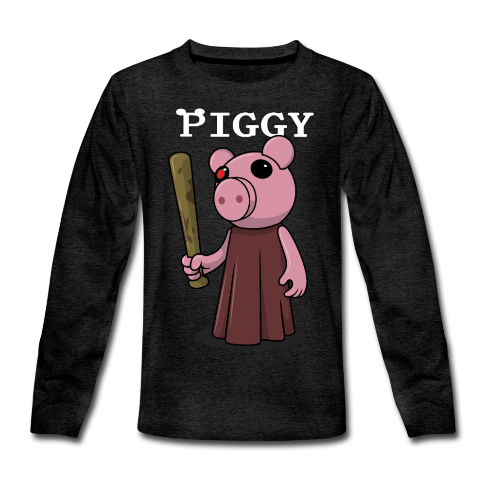 PIGGY Official Store - Piggy Logo Long Sleeve T-Shirt (Youth)