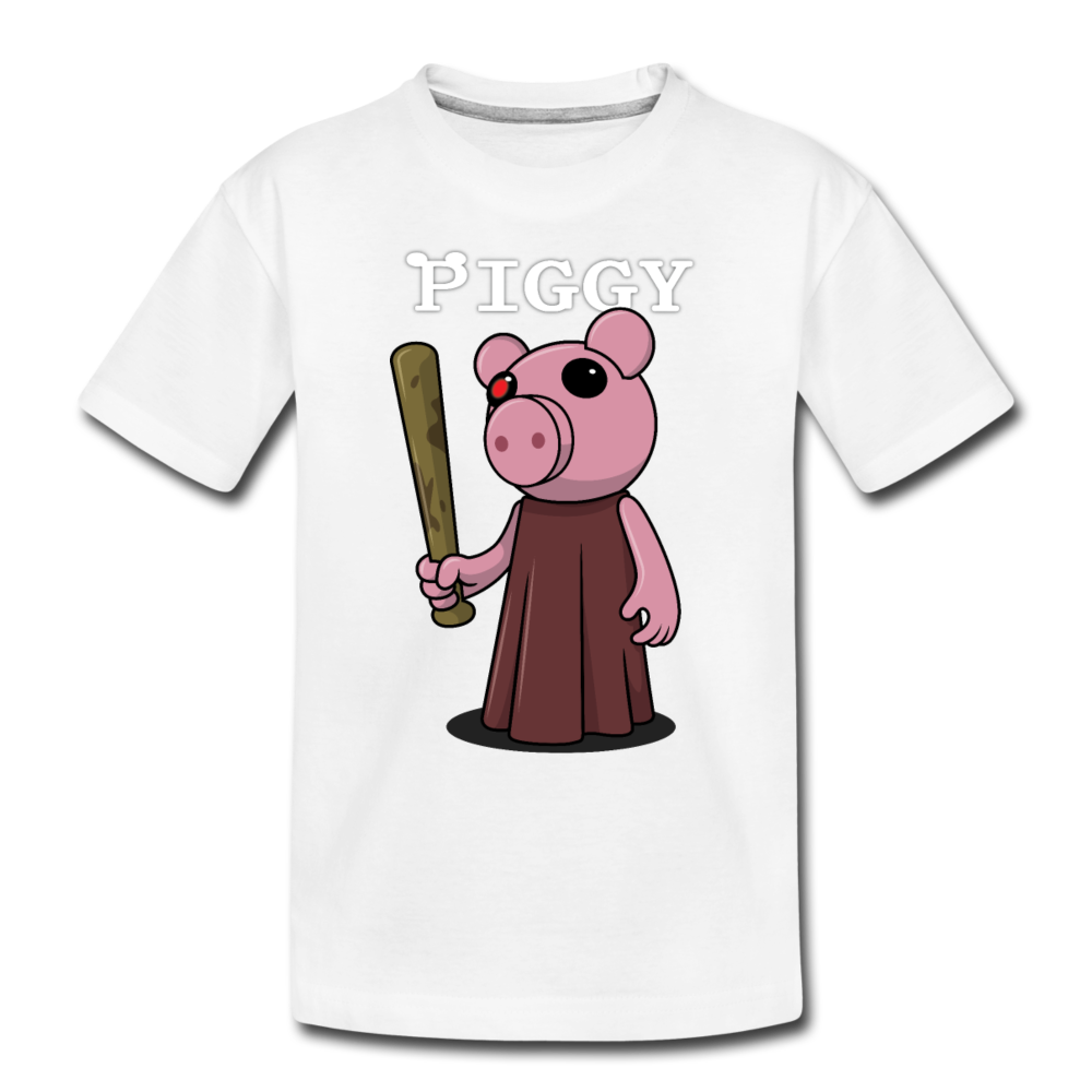 Piggy Logo T-Shirt - white