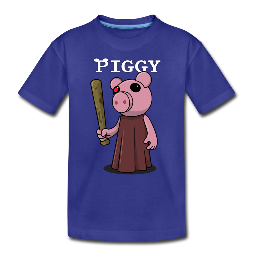Piggy Logo T-Shirt - royal blue