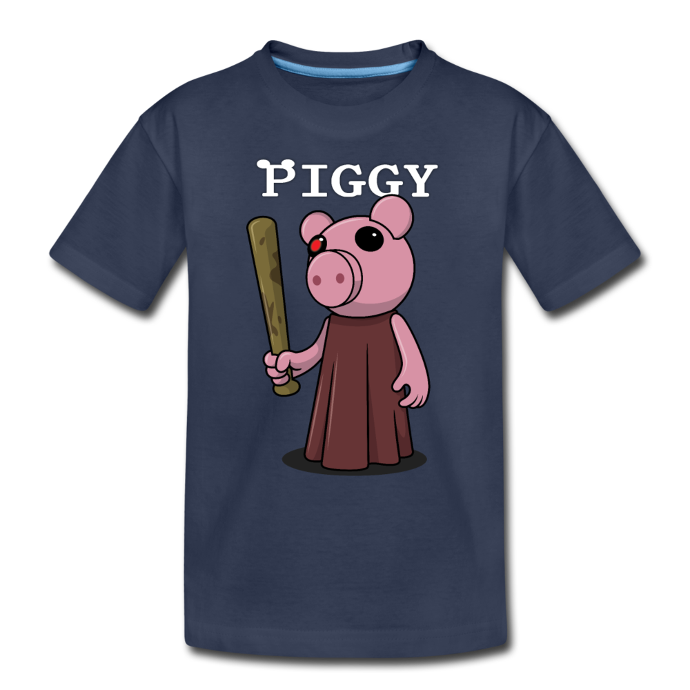 Piggy Logo T-Shirt - navy