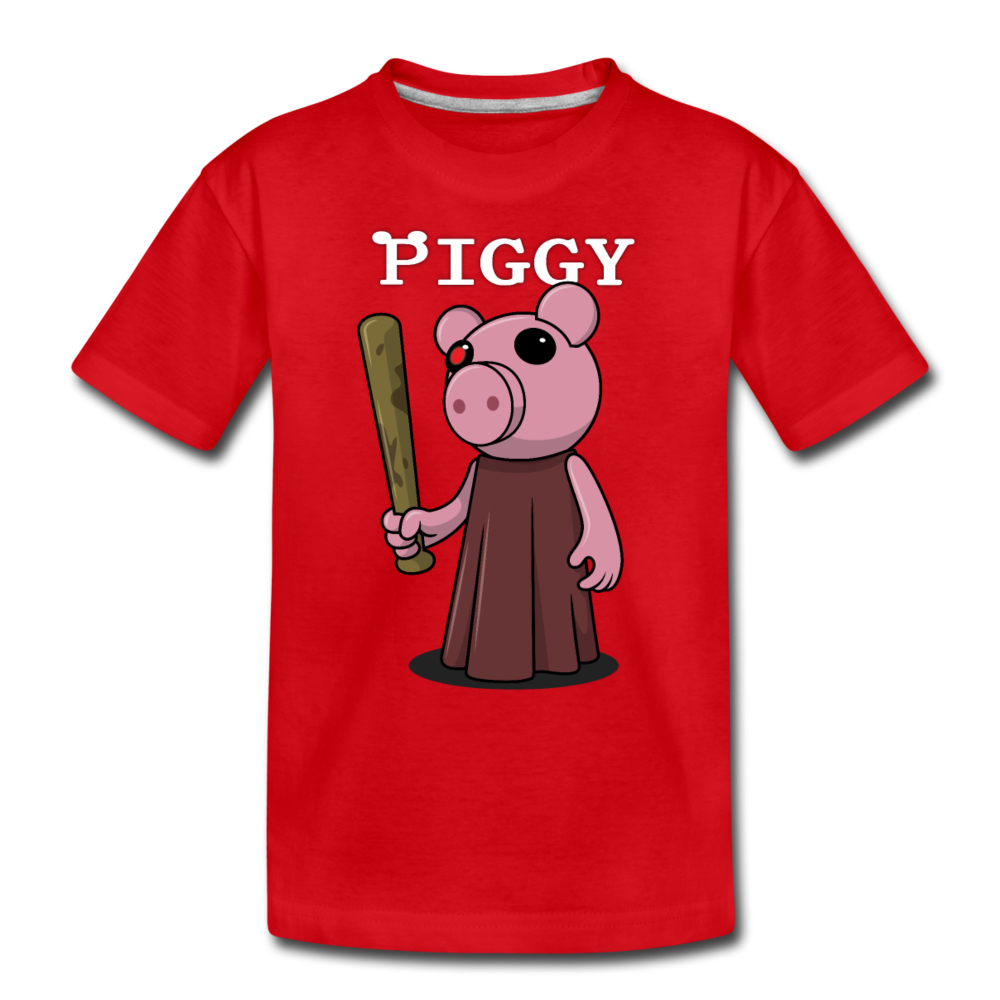 Piggy Logo T-Shirt - red