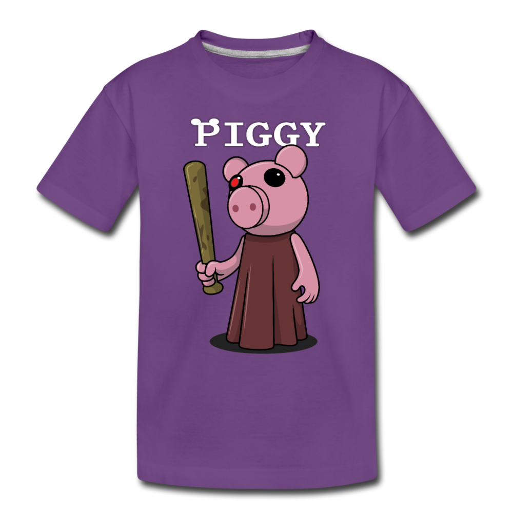 Piggy Logo T-Shirt - purple