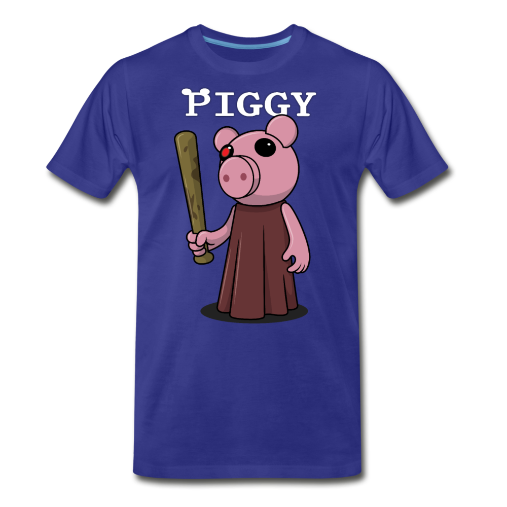 Piggy Logo T-Shirt (Mens) - royal blue