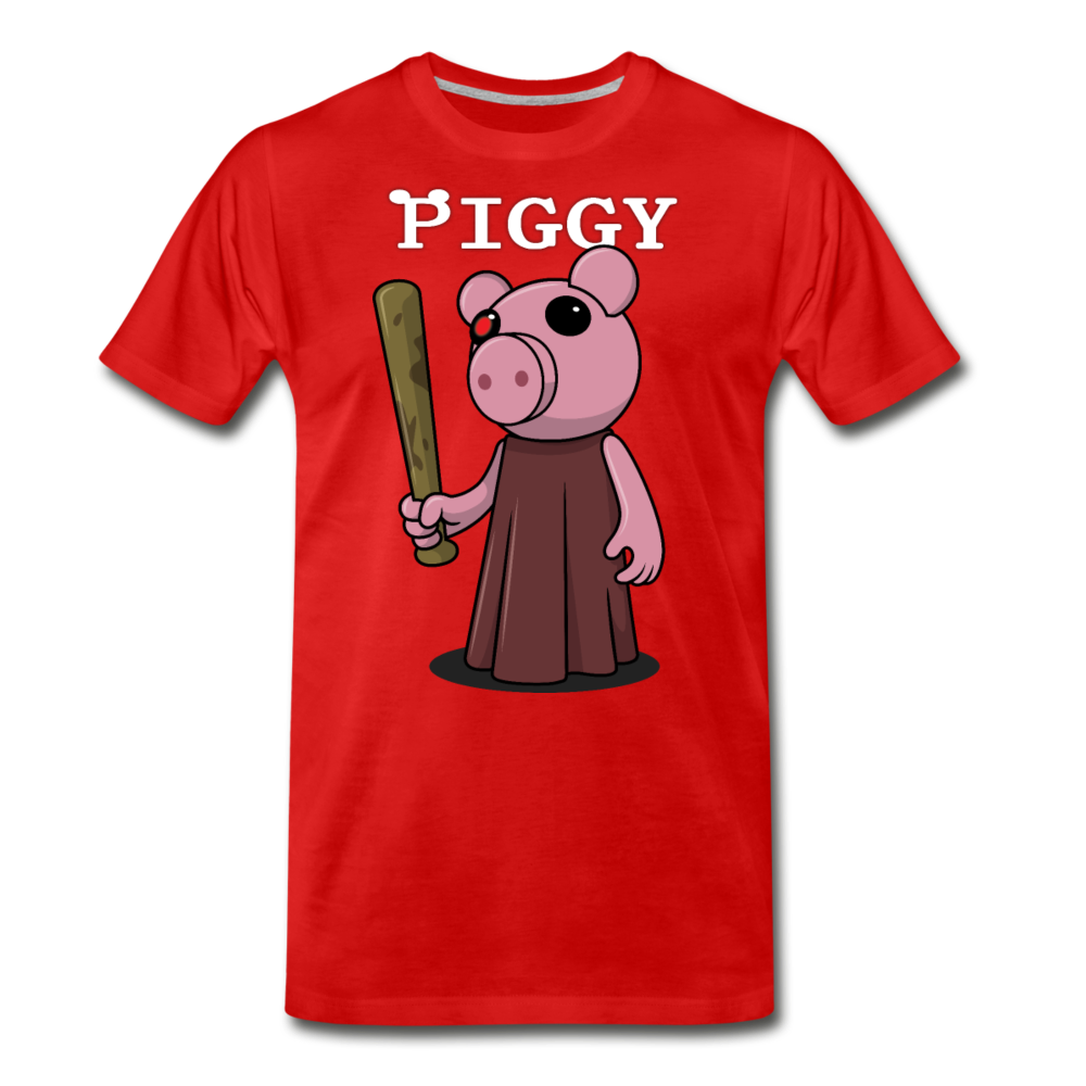 Piggy Logo T-Shirt (Mens) - red