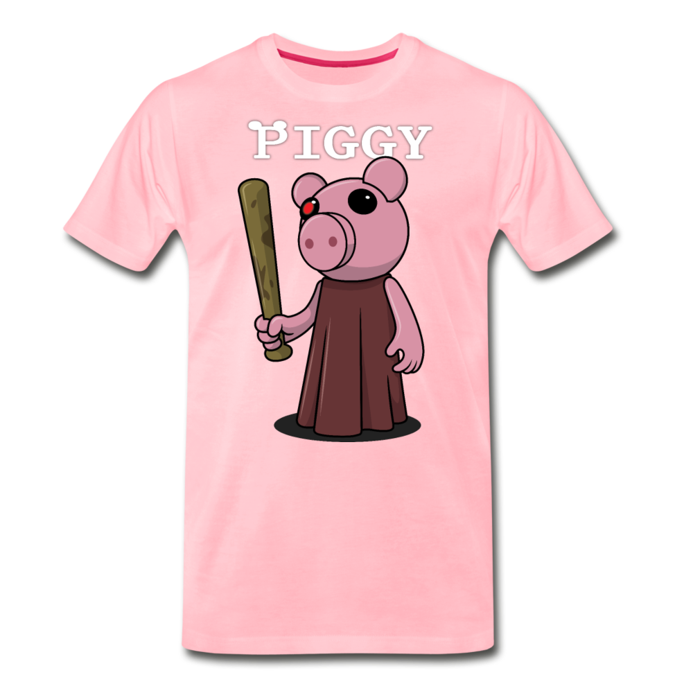 Piggy Logo T-Shirt (Mens) - pink