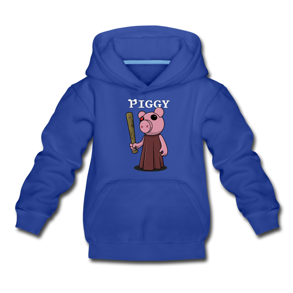 Piggy Logo Hoodie - royal blue