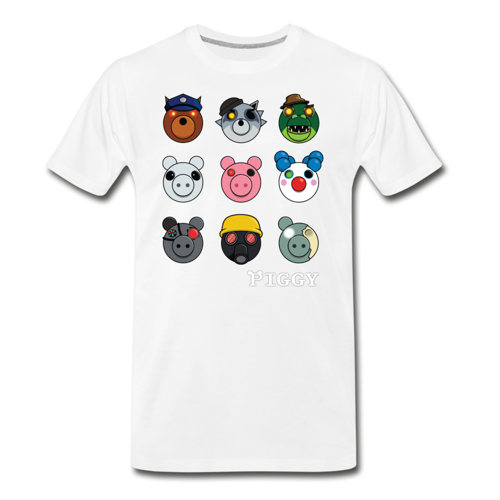 Infected Faces T-Shirt (Mens) - white