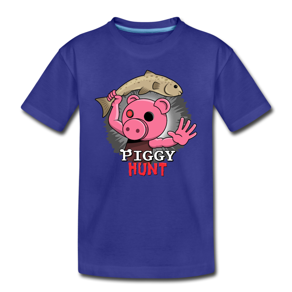 PIGGY: Hunt - Fish Attack! T-Shirt - royal blue