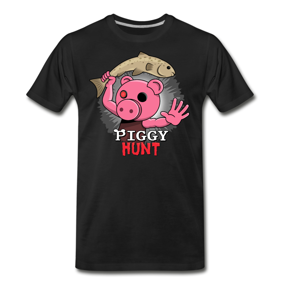 PIGGY: Hunt - Fish Attack! T-Shirt (Mens) - black