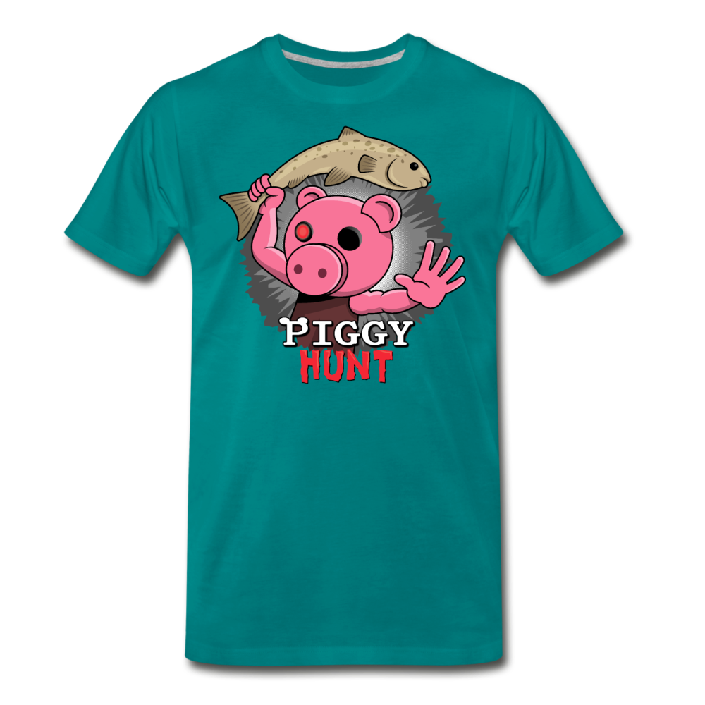 PIGGY: Hunt - Fish Attack! T-Shirt (Mens) - teal