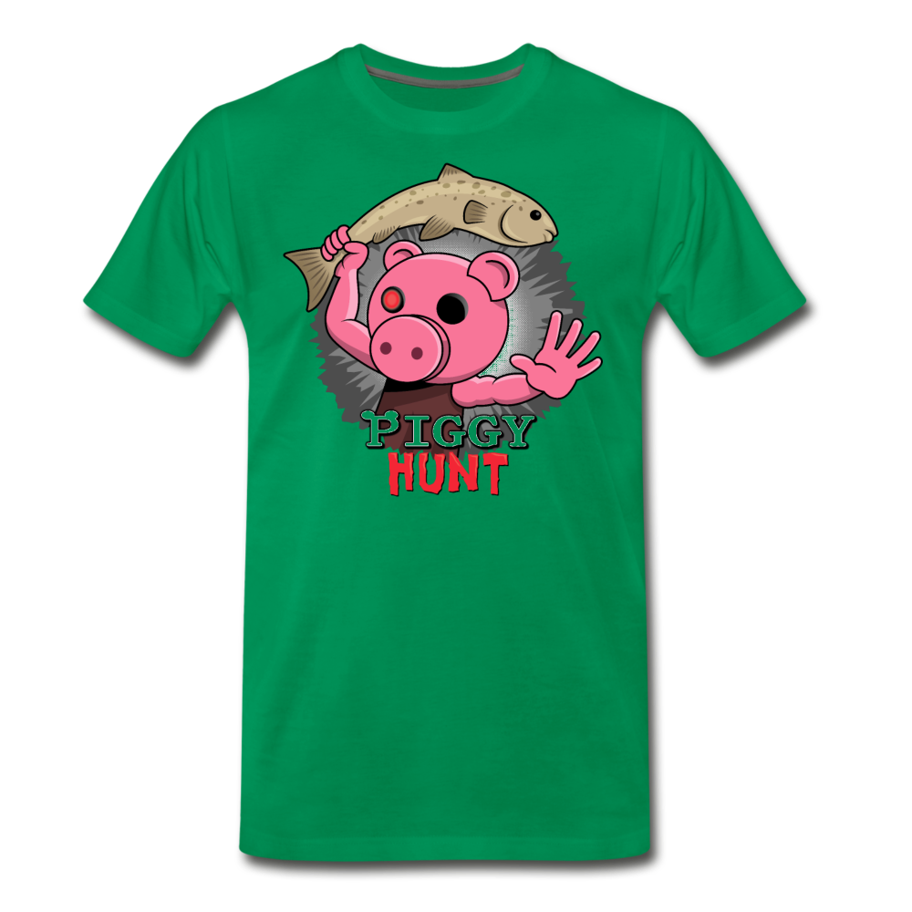 PIGGY: Hunt - Fish Attack! T-Shirt (Mens) - kelly green