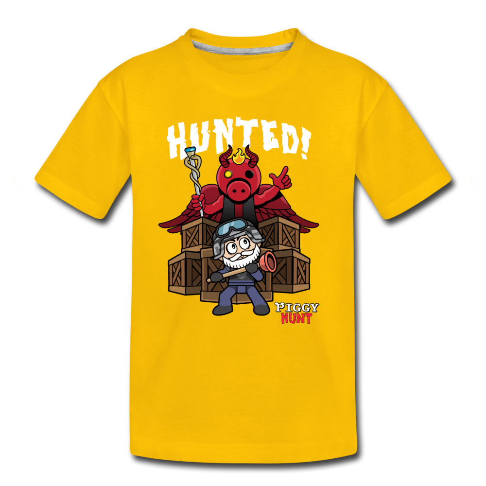 PIGGY: Hunt - Hunted! T-Shirt - sun yellow